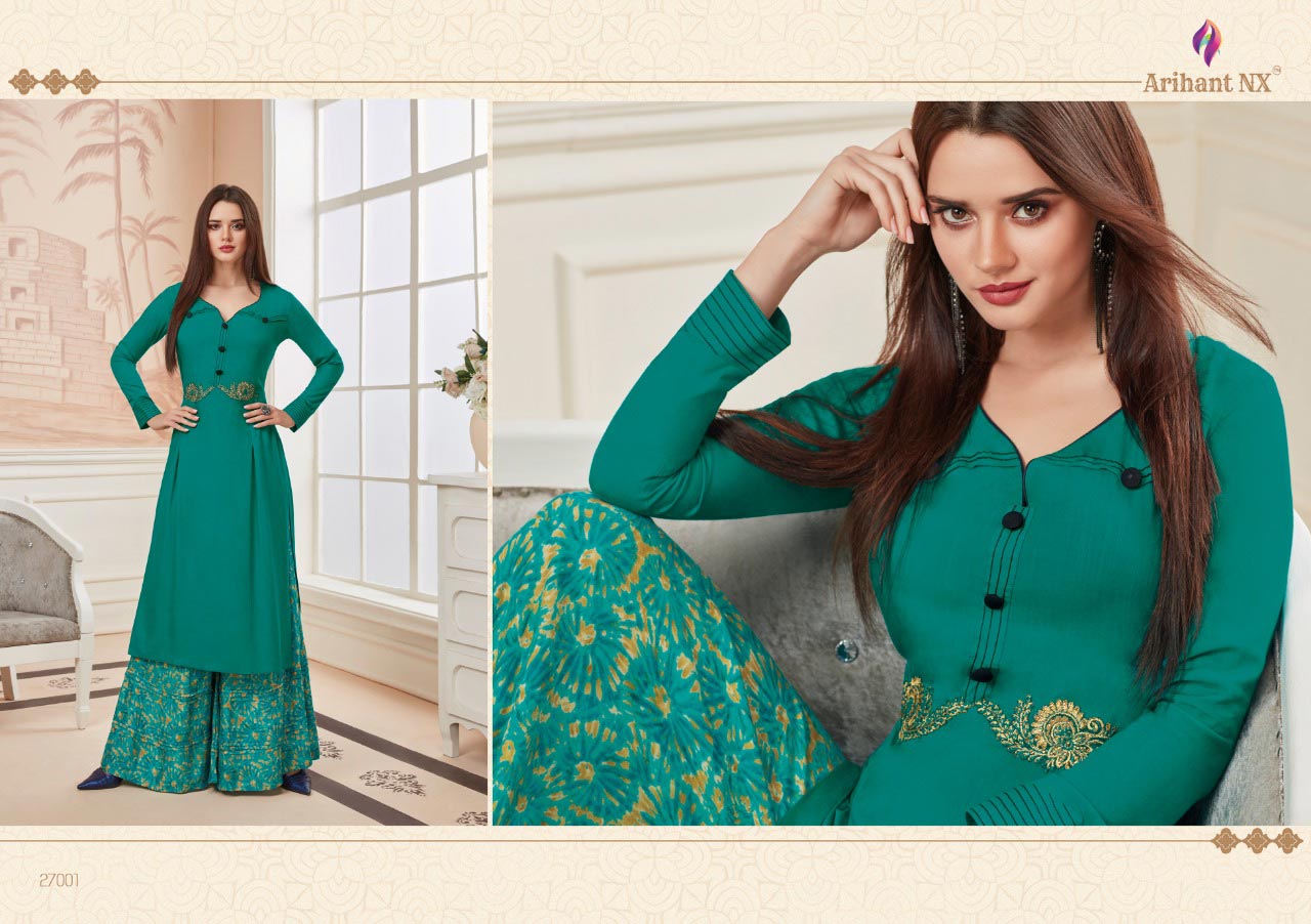 Plazo Vol-1 Arihant Nx Rayon Dyed Palazzo Kurti Plazo Vol-1 Arihant Nx Rayon Dyed Palazzo Kurti